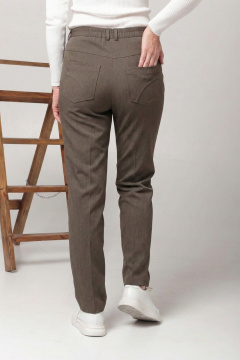 Брюки Соджи 697 коричневый - фото 3