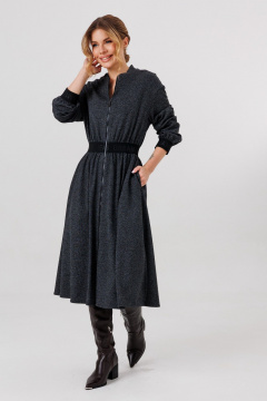 Платье Faufilure С1793 серый - фото 1