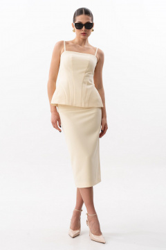 Юбка SILVERSPICE S-4616 желтый - фото 1