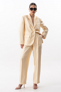 Брюки, жакет SILVERSPICE S-1634 желтый - фото 4