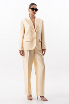 Брюки, жакет SILVERSPICE S-1634 желтый - фото 3