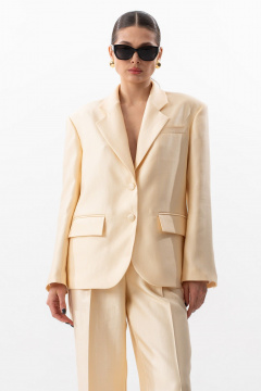 Брюки, жакет SILVERSPICE S-1634 желтый - фото 2