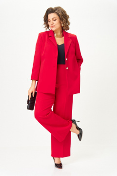 Брюки, жакет Vilena 1094 красный - фото 2