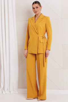 Брюки, жакет Мода Юрс 26-2669 горчица - фото 1