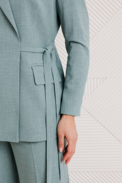 Брюки, жакет Мода Юрс 26-2669 ментол - фото 4