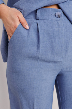 Брюки, жакет Мода Юрс 26-2669 синий - фото 5