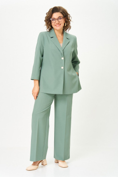 Брюки, жакет Vilena 1094 полынь - фото 1