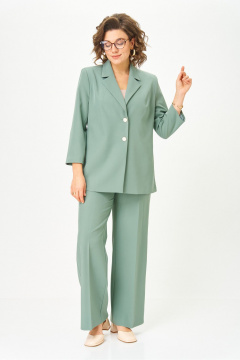 Брюки, жакет Vilena 1094 полынь - фото 3