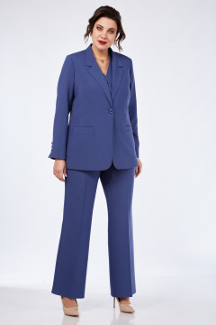 Брюки, жакет, жилет Vilena 1119 джинс - фото 4