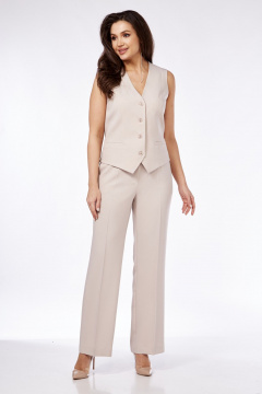 Брюки, жакет, жилет Vilena 1119 крем - фото 5