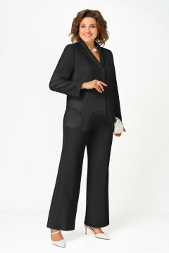 Брюки, жакет Vilena 1137 черный - фото 1