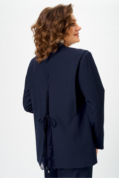 Брюки, жакет Vilena 1138 темно-синий - фото 4