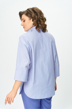 Рубашка STEFANY 497 голубой - фото 4