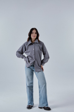 Рубашка Dorima W13.003 серый - фото 5