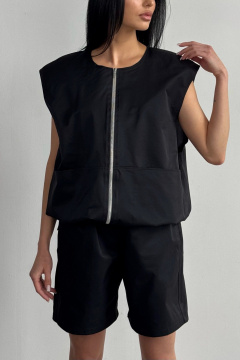 Жилет Dorima W6._012 черный - фото 3