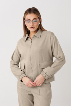 Бомбер, брюки Verita 2444 бежевый - фото 4