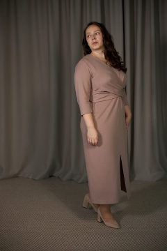 Платье ALIN 3011 бежевый - фото 2