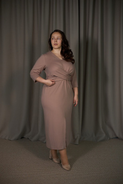 Платье ALIN 3011 бежевый - фото 1