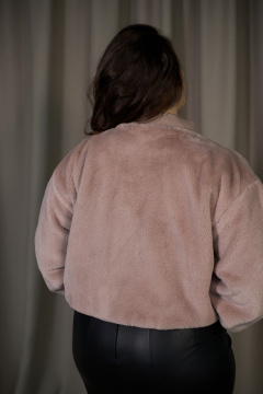 Бомбер ALIN 7003 лилово-бежевый - фото 3