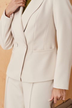 Жакет Панда 118430 бежевый - фото 3