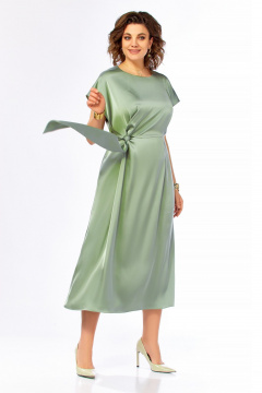 Платье Ольга Стиль С-1008 шалфей - фото 1