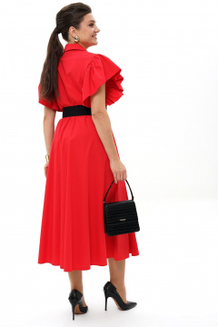 Платье Alani Collection 2445 красный - фото 5