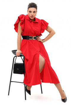 Платье Alani Collection 2445 красный - фото 1