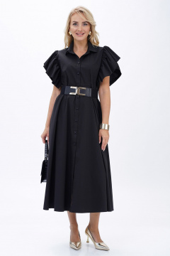 Платье Alani Collection 2445 черный - фото 3