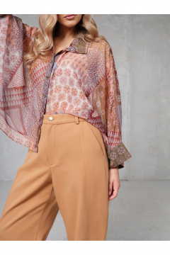 Брюки Erika 7505-2 горчичный - фото 4