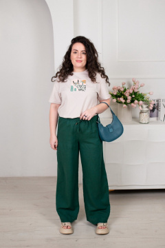 Брюки Купалинка 40602G.164 зеленый - фото 1