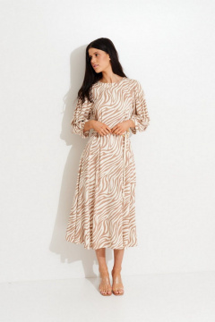 Платье Morozov Amavie 1.1995_B1_Dalia_зебра-бежевая - фото 4