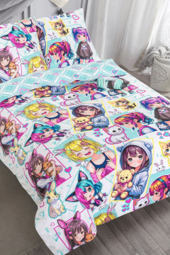 Наволочка, пододеяльник, простыня АРТПОСТЕЛЬ 912 лоли - фото 2