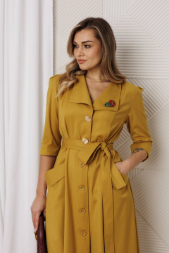 Платье Anastasia 1318.1 медовый - фото 4