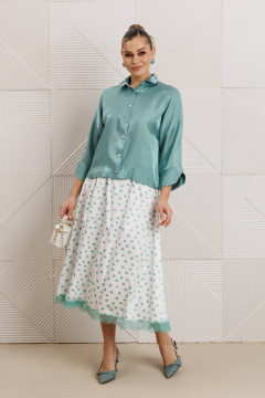 Блуза, юбка Anastasia 1322 мята - фото 3