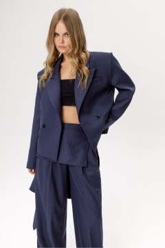 Брюки PiRS 6378 джинсовый - фото 4