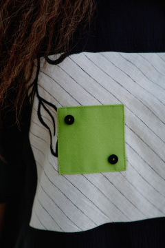 Блуза Vittoria Queen 28263бл черный_яблоко - фото 2