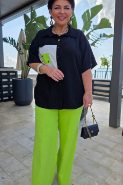 Брюки Vittoria Queen 28263бр черный_яблоко - фото 4