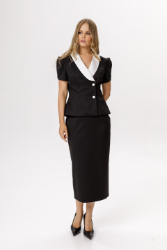 Юбка PiRS 6528 черный - фото 4