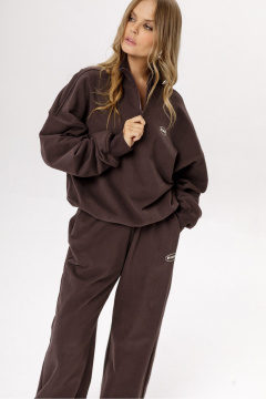 Олимпийка PiRS 6530 коричневый_с_лого - фото 3