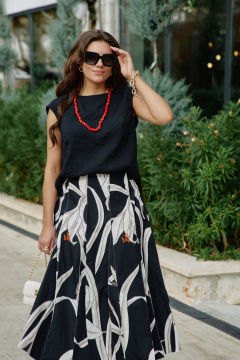 Блуза Vittoria Queen 28683бл черный - фото 1