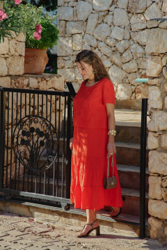 Платье Vittoria Queen 29043 алый - фото 4