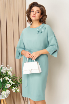 Платье VOLNA 1461 светло-мятный - фото 3