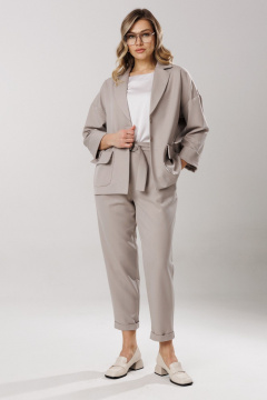 Брюки, жакет Ларс Стиль 1201 серый - фото 1
