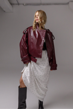 Куртка PiRS 6565 бургунди - фото 5