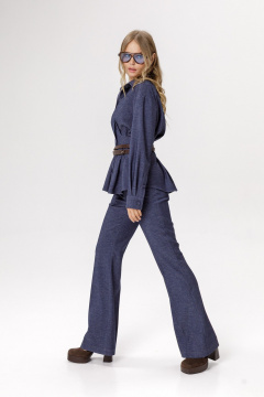 Брюки PiRS 6569 синий - фото 3