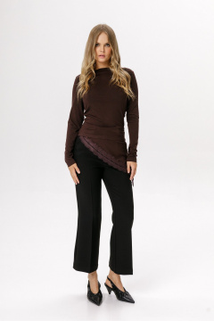 Лонгслив PiRS 6571 коричневый - фото 4