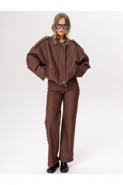 Бомбер PiRS 6575 шоколадный - фото 1