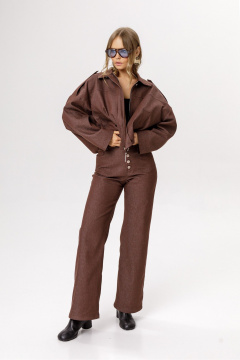 Брюки PiRS 6576 шоколадный - фото 1
