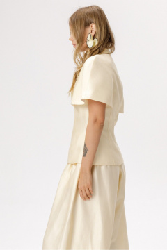 Блуза PiRS 6583 сливочный - фото 3