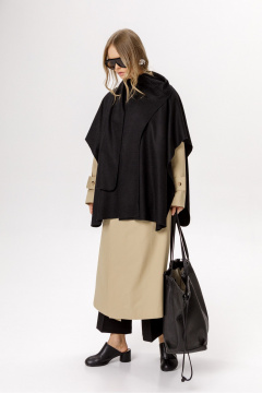 Пончо PiRS 6596 черный - фото 4